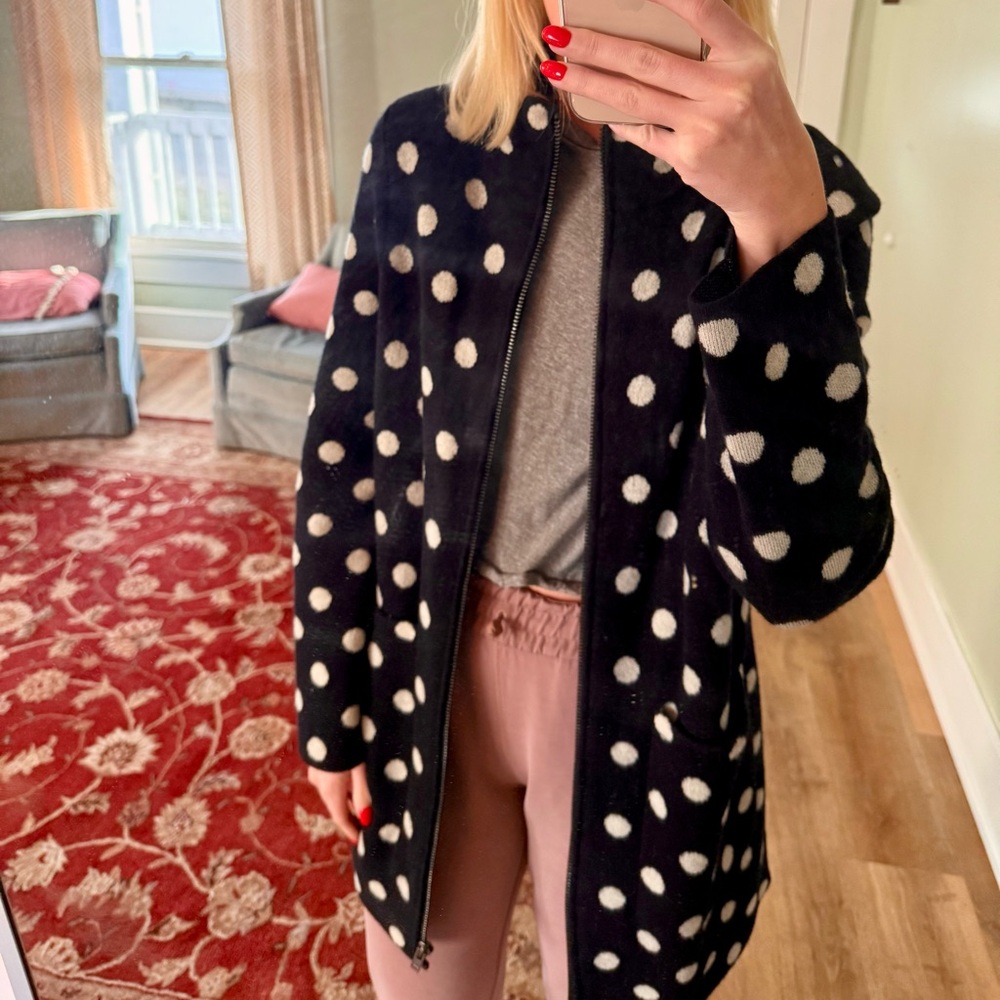Anthropologie Polka Dot Jacket